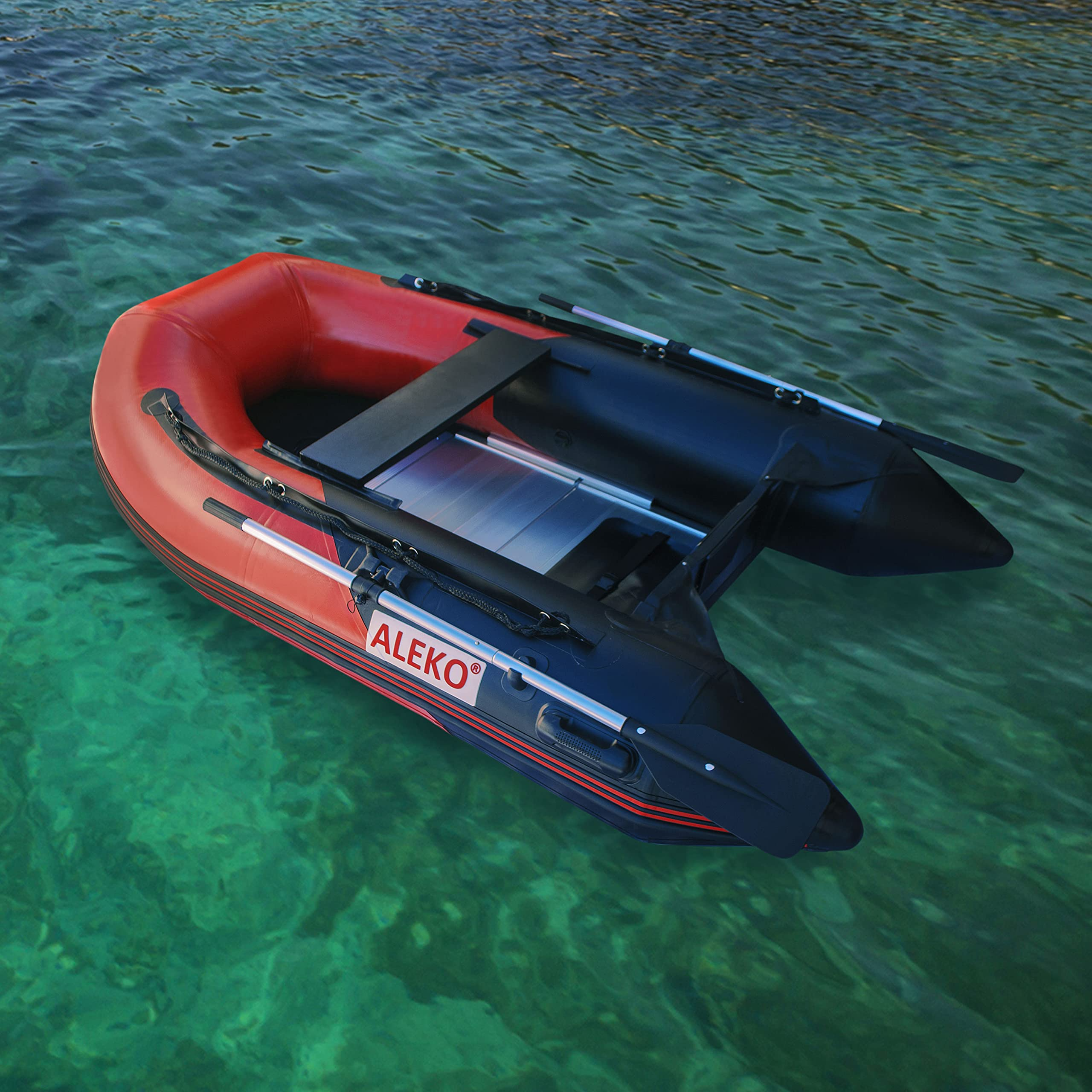 【Sports&Outdoors】Inflatable Boats Heavy Duty Raft Fishing Boat Dinghy