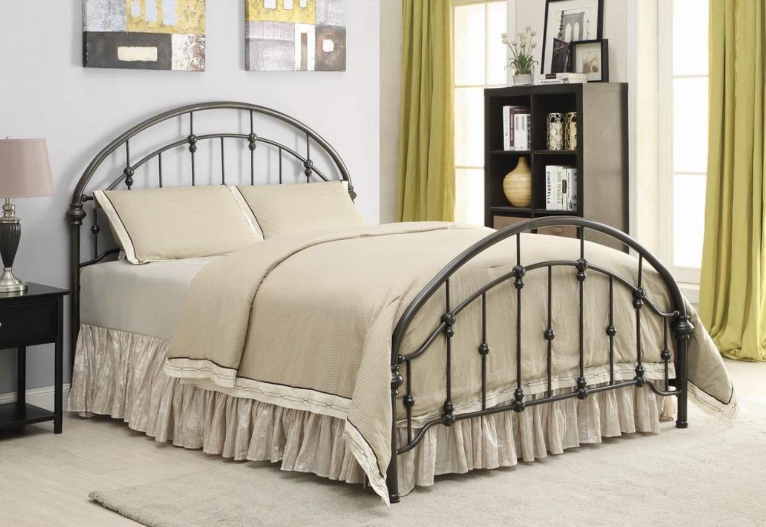 【Furniture】Coaster CO-300407KE Eastern King Bed, Dark Bronze