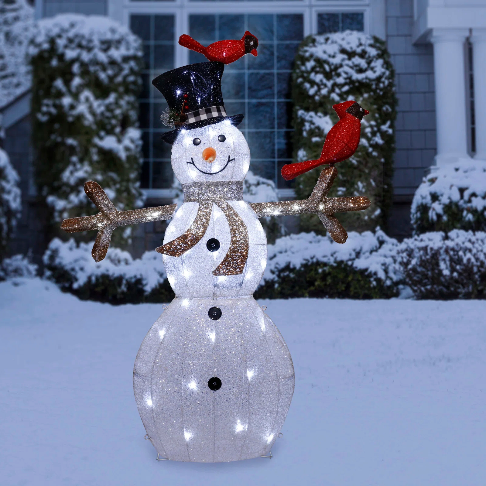 【Décor】Snowman Lighted Display